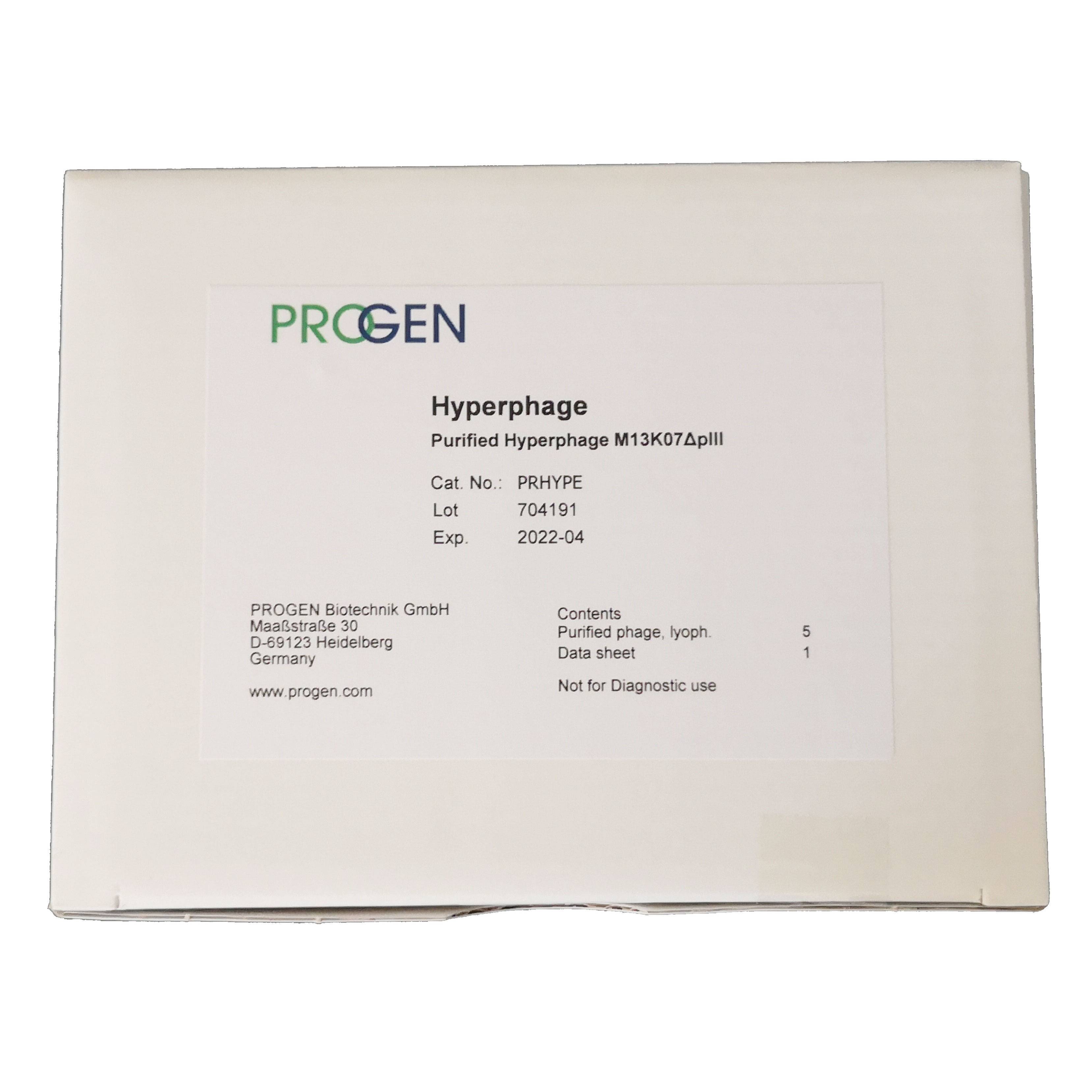 helper phage function in packaging a common phage display